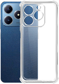 Силиконовый чехол Realme C61/C63 DF противоударный прозрачный