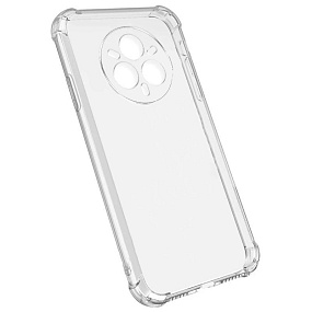 Силиконовый чехол Realme 14 Pro DF противоударный прозрачный