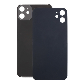 Задняя крышка iPhone 11 (стекло) черный orig fabric